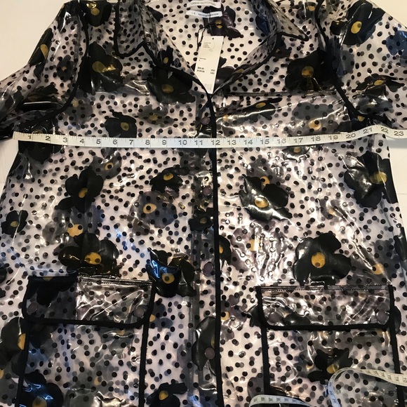 Urban Outfitters Raincoat Floral Polka Dot Large - Picture 7 of 8